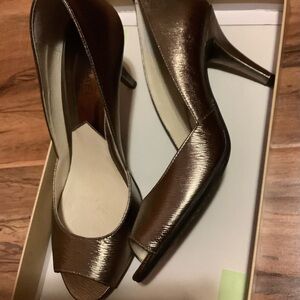 Michael Kors Peep-Toe Pumps. Size 7.5. Worn once, in excellent condition.